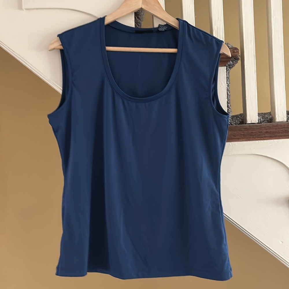New York & Company Blue Top L